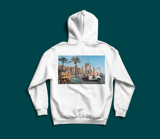 Phineas and Ferb X Raouche Beirut Lebanese graphic hoodie by The Bargain LB