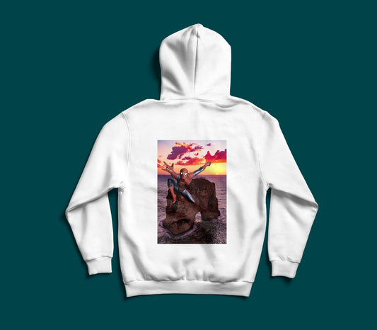 Spider-Man X Raouche Beirut Lebanese graphic hoodie by The Bargain LB