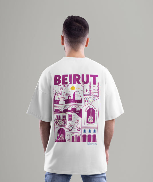 Beirut minimal premium Lebanese graphic t-shirt by The Bargain LB