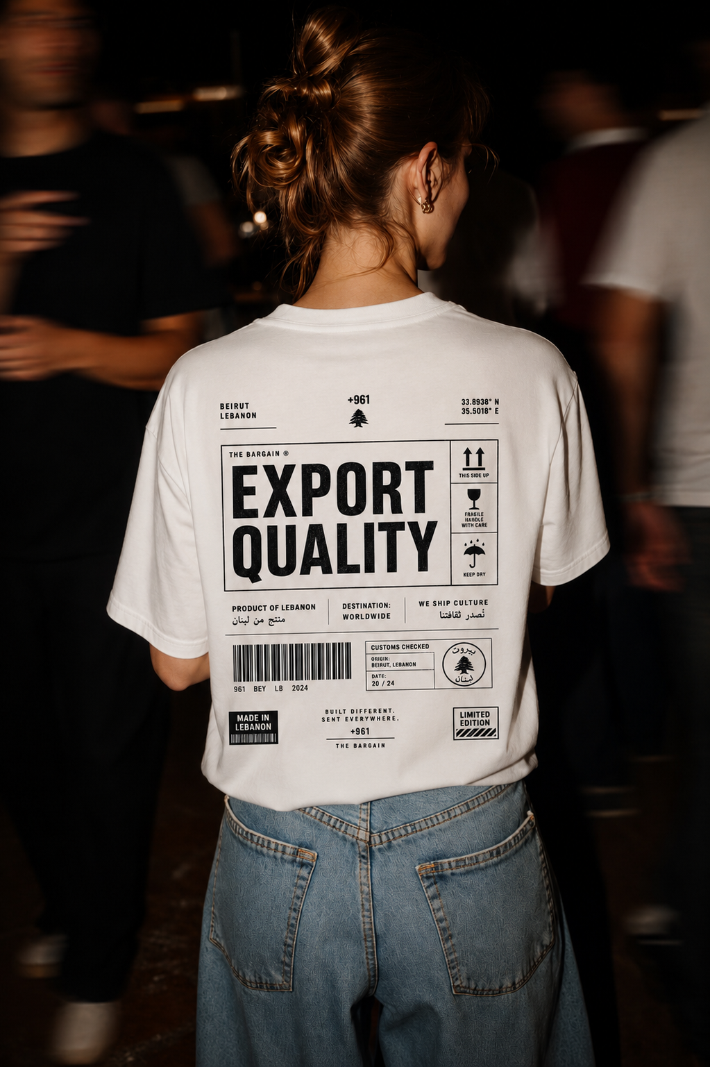 Export Quality — +961 Oversized Tee
