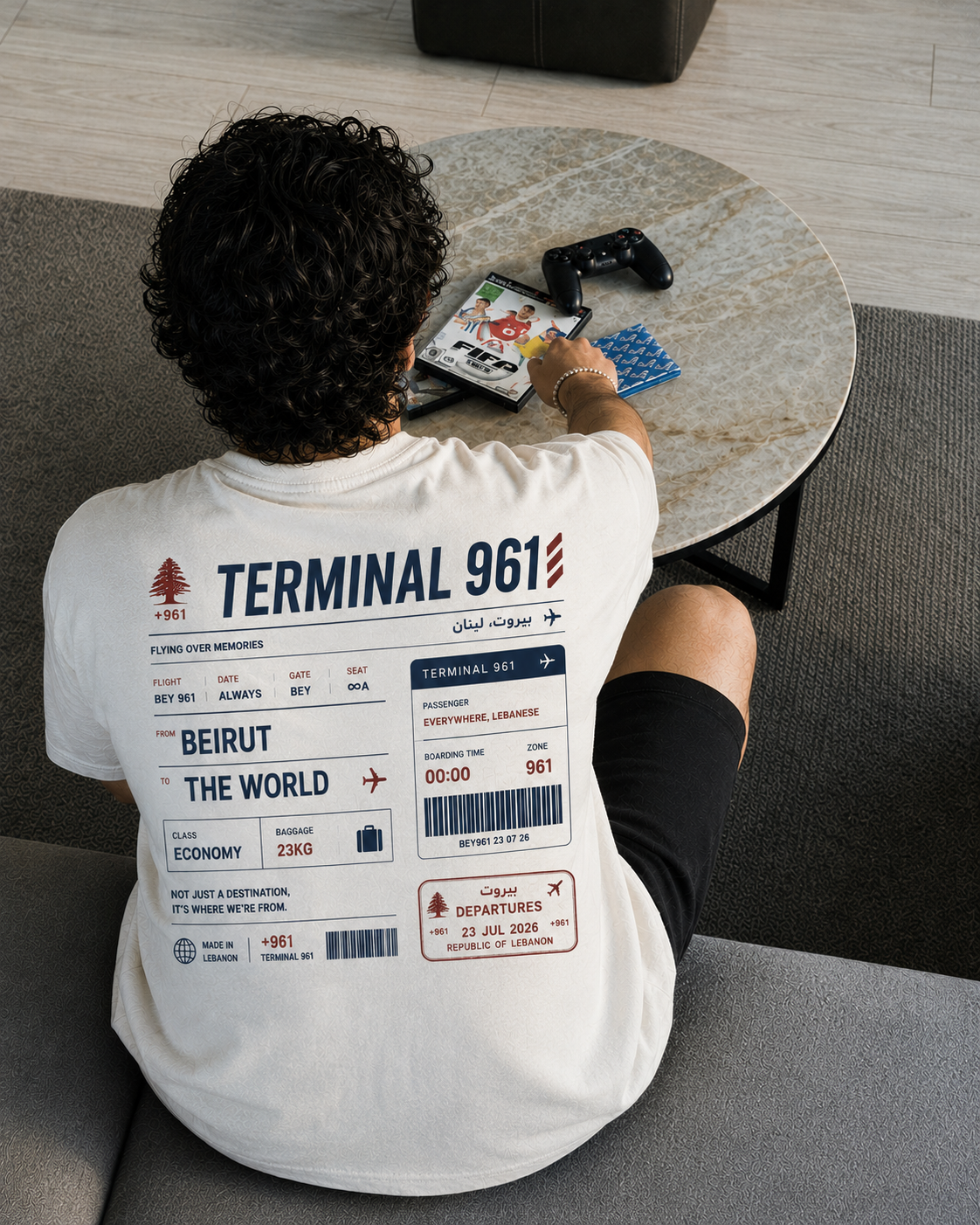 Terminal — +961 Oversized Tee