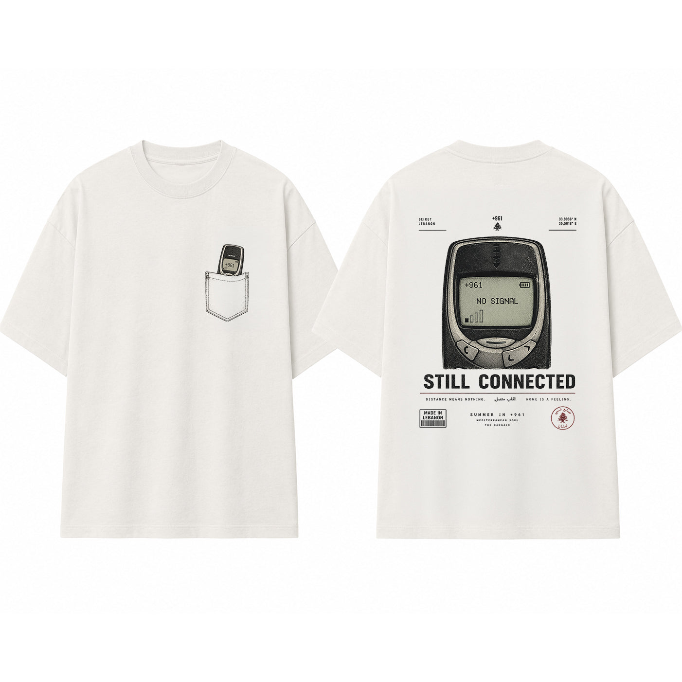 Still Connected — +961 Oversized Tee