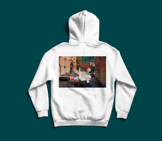 Family Guy X Lebanon premium Lebanese graphic hoodie by The Bargain LB