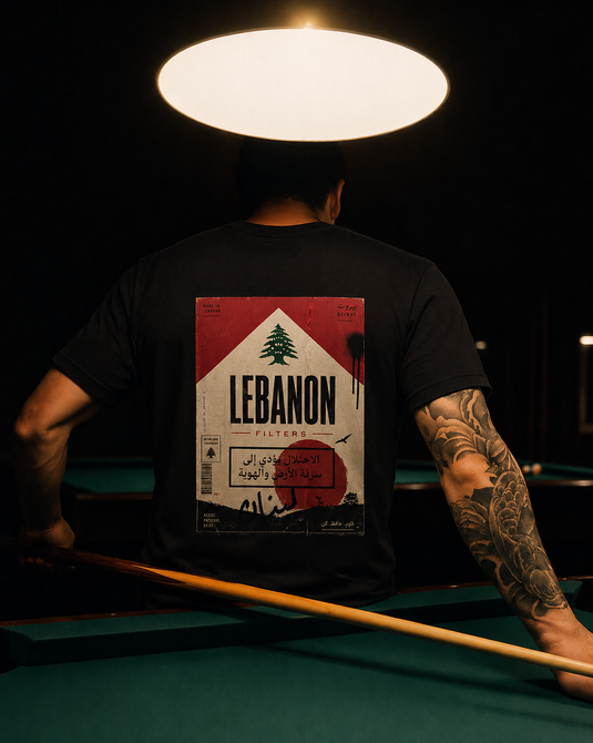 Lebanon Filters Not For Sale Edition statement Lebanese t-shirt by The Bargain LB