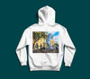 Monster X Downtown Beirut dark humor Lebanese streetwear hoodie by The Bargain LB