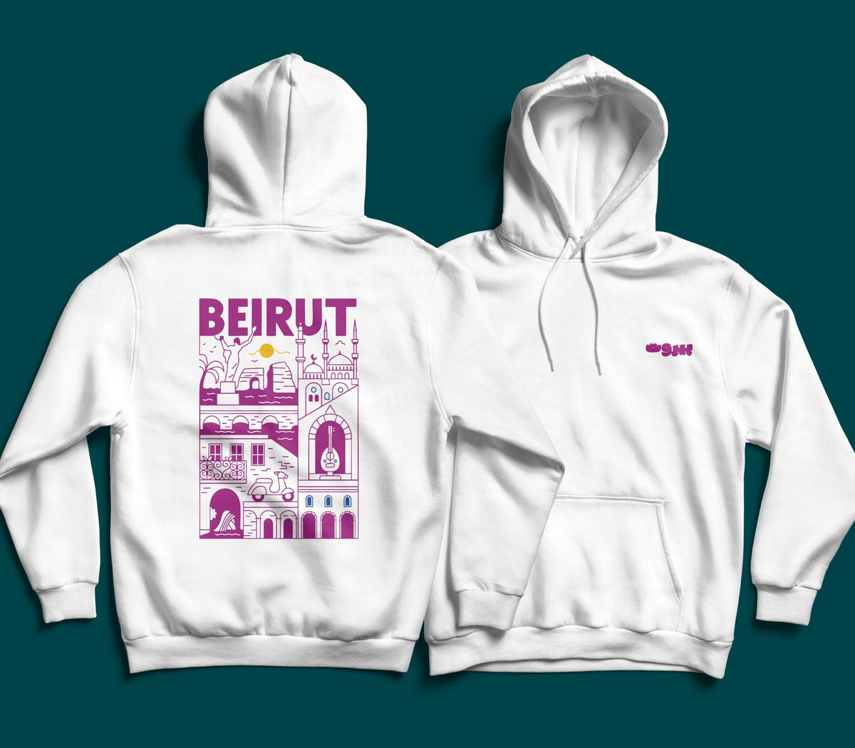 Beirut Hoodie by The Bargain LB