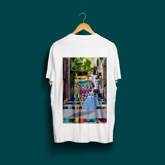 Cinderella X Gemmayze Beirut premium Lebanese graphic t-shirt by The Bargain LB