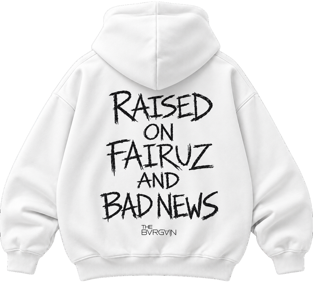 Raised on Fairuz and Bad News - Hoodie