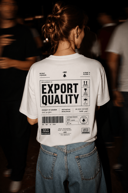 Export Quality +961 Lebanese diaspora oversized t-shirt by The Bargain LB