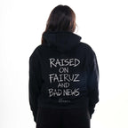 Raised On Fairuz And Bad News premium Lebanese graphic hoodie by The Bargain LB