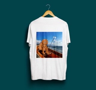 Fisherman X Boat Lebanese coastal graphic t-shirt by The Bargain LB