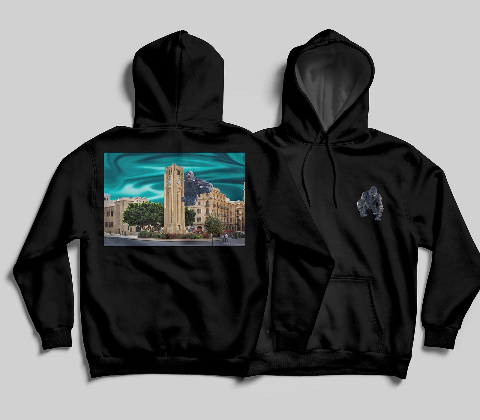 king Kong X downtowm Hoodie