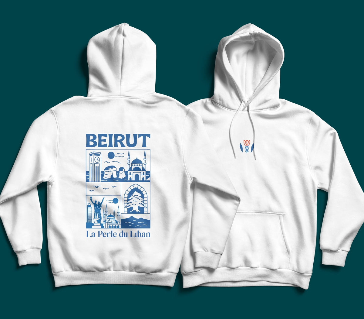 La Perle du Liban Hoodie by The Bargain LB