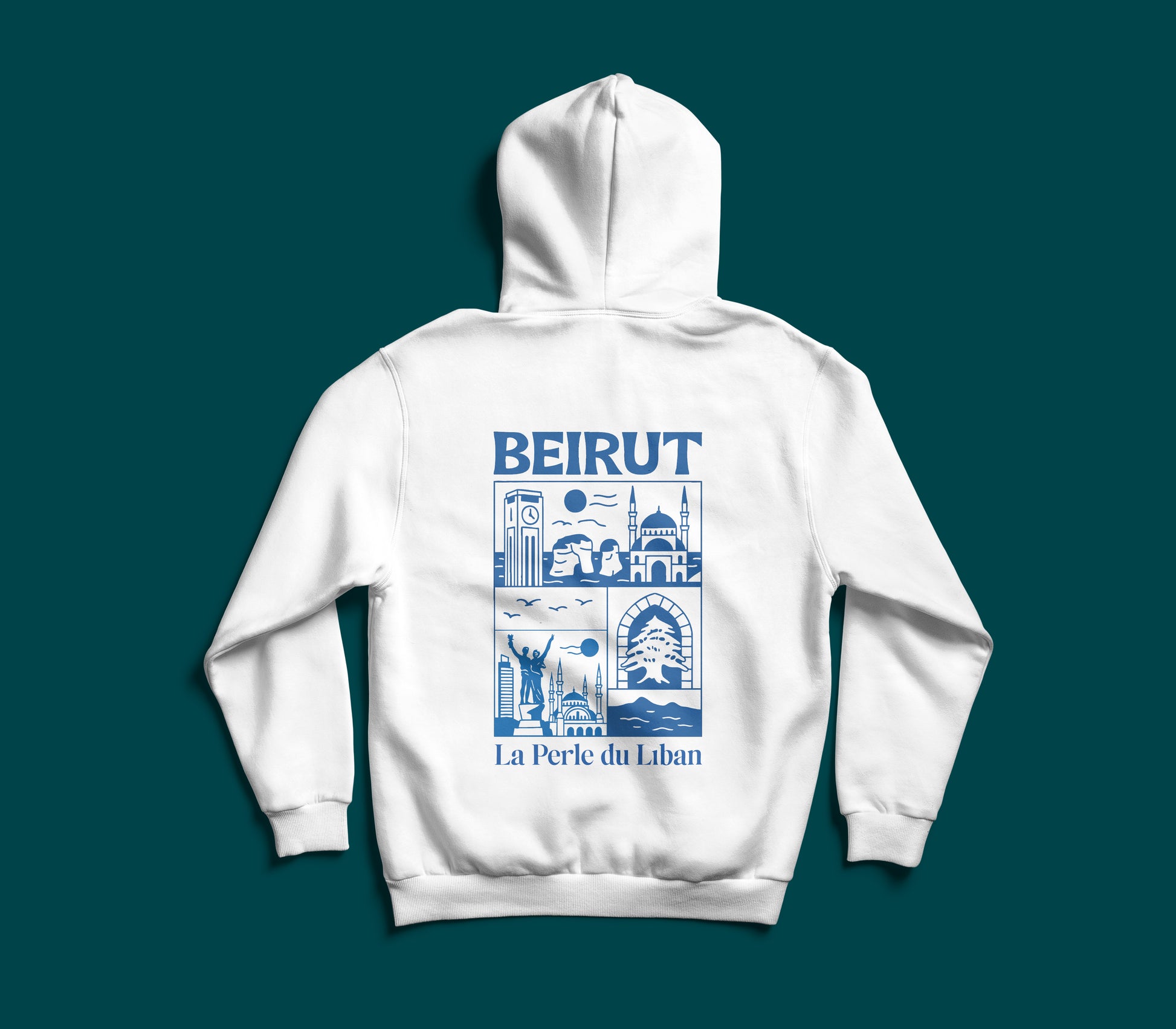La Perle du Liban premium Lebanese graphic hoodie by The Bargain LB