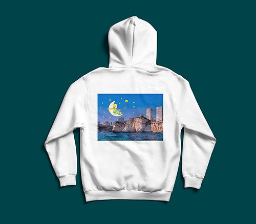 Le Petit Prince X Raouche Lebanese graphic hoodie by The Bargain LB