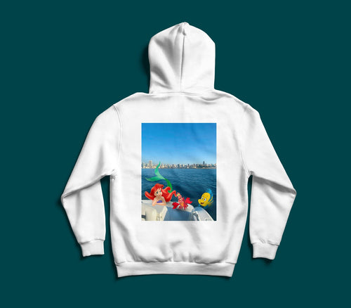 Little Mermaid X Boat Lebanese coastal graphic hoodie by The Bargain LB