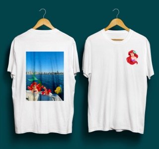 little mermaid X boat Tshirt