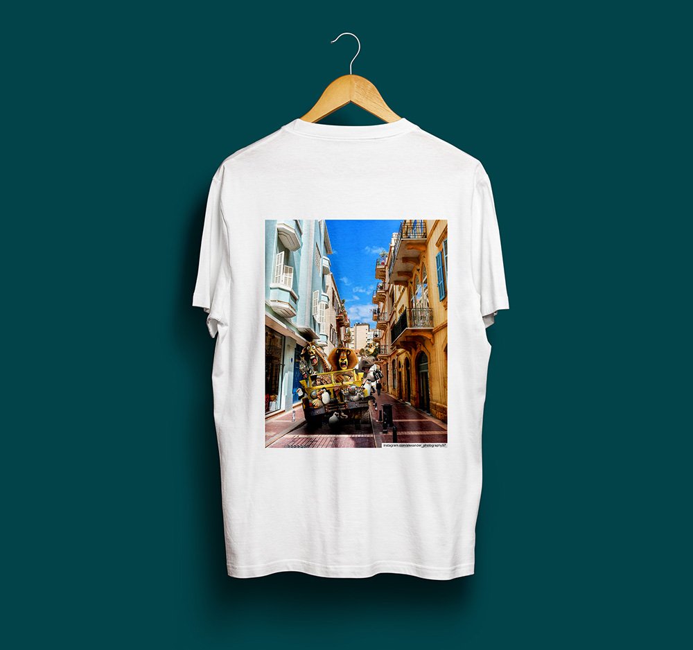 Madagascar X Saifi Village Beirut graphic t-shirt by The Bargain LB
