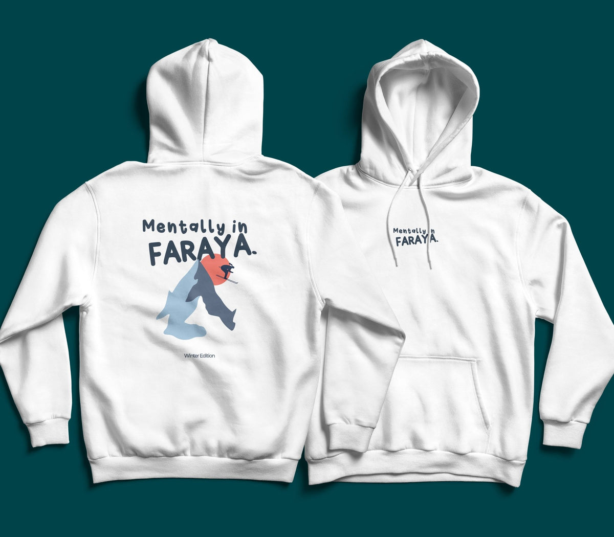 Mentally in Faraya Hoodie by The Bargain LB