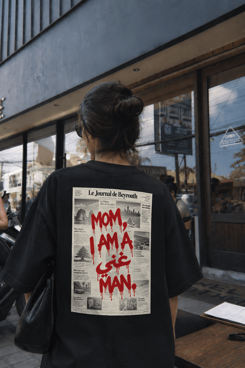 MOM, I AM A GHANI MAN Tee by The Bargain LB