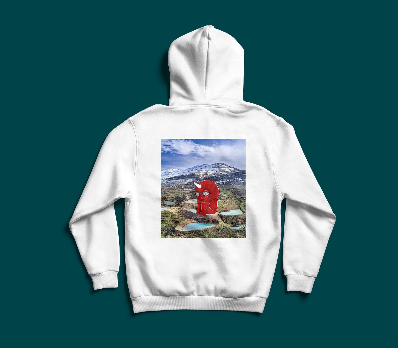 Monster Girl X Felougha Lebanese coastal graphic hoodie by The Bargain LB