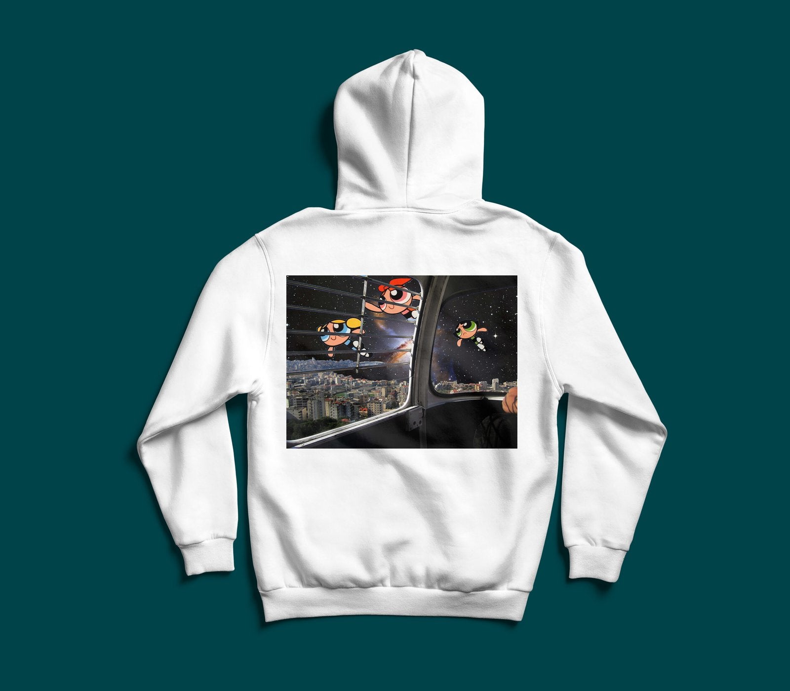 Powerpuff Girls X Harissa Lady of Lebanon graphic hoodie by The Bargain LB