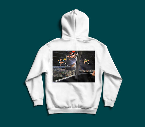 Powerpuff Girls X Harissa Lady of Lebanon graphic hoodie by The Bargain LB