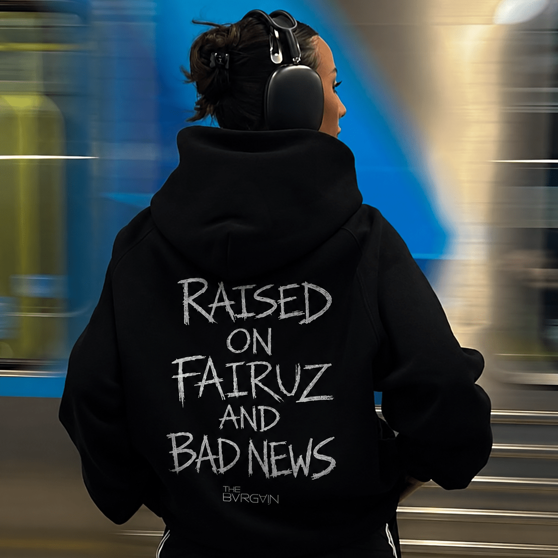 Raised on Fairuz and Bad News - Hoodie - The bargain lb