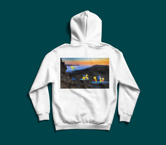 Simpsons X Laklouk Lebanese mountain graphic hoodie by The Bargain LB