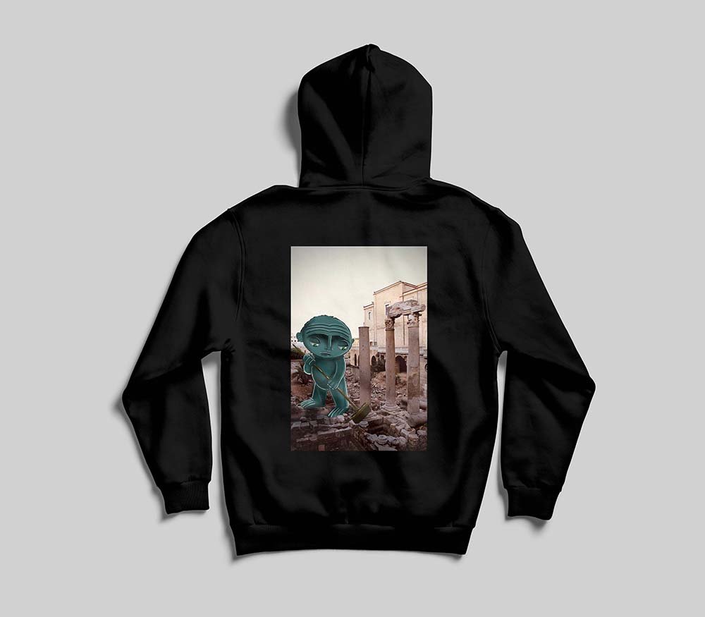 Teal X Ruins Hoodie