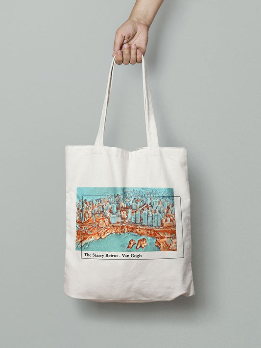 The Starry Beirut Tote Bag by The Bargain LB