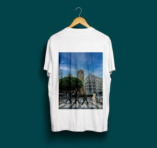 The Beatles X Downtown Beirut music culture graphic t-shirt by The Bargain LB