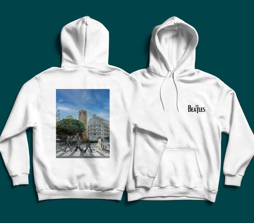 The Beatles X Downtown Beirut music culture graphic hoodie by The Bargain LB