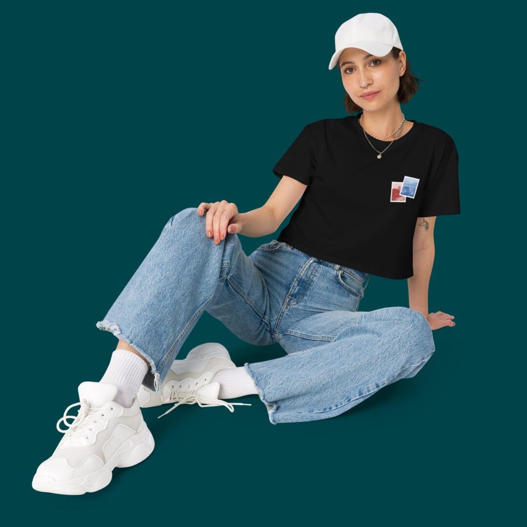Echoes of Raouche Crop top